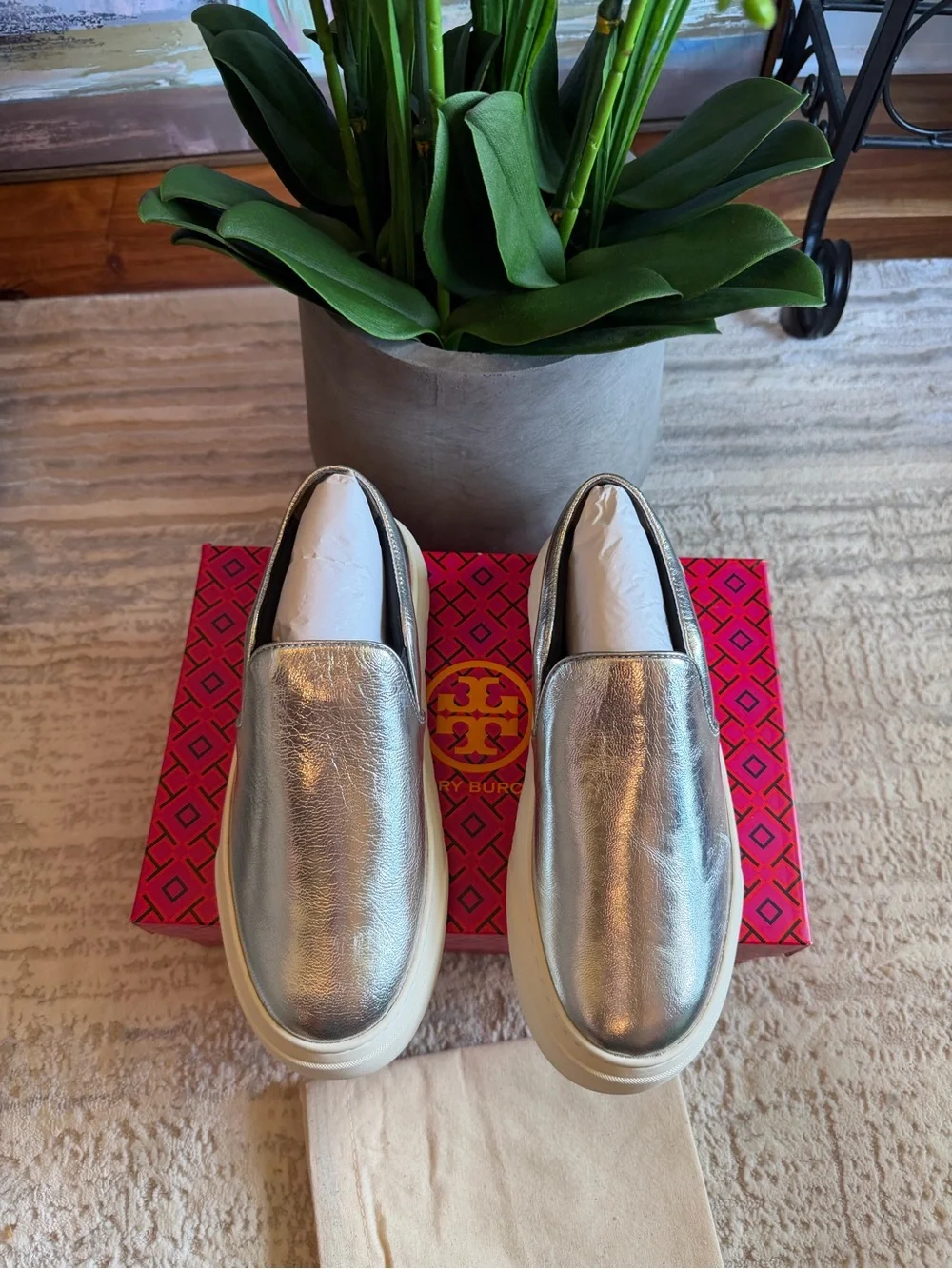 Tory Burch Ladybug Slip On Sneakers